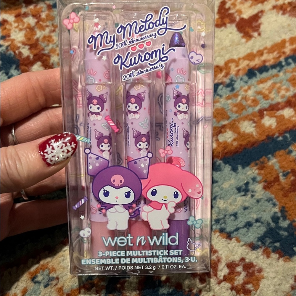 Wet n Wild  50th Anniversary My Melody & Kuromi Multistick Trio